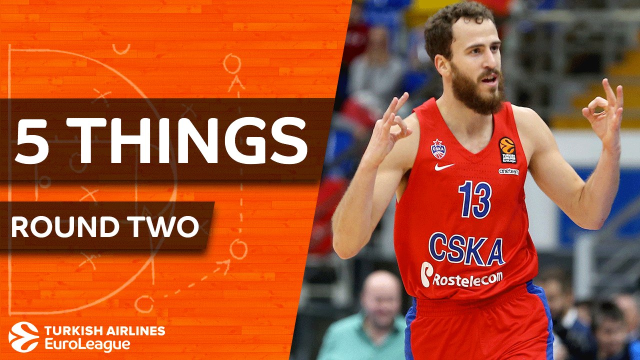 Turkish Airlines EuroLeague, Regular Season Round 2: 5 Things to Know
