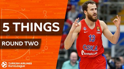 Turkish Airlines EuroLeague, Regular Season Round 2: 5 Things to Know