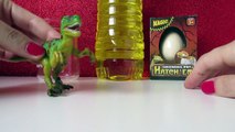 Nacimiento de Huevo de Dinosaurio en Aceite | Experimentos caseros con juguetes de dinosaurios