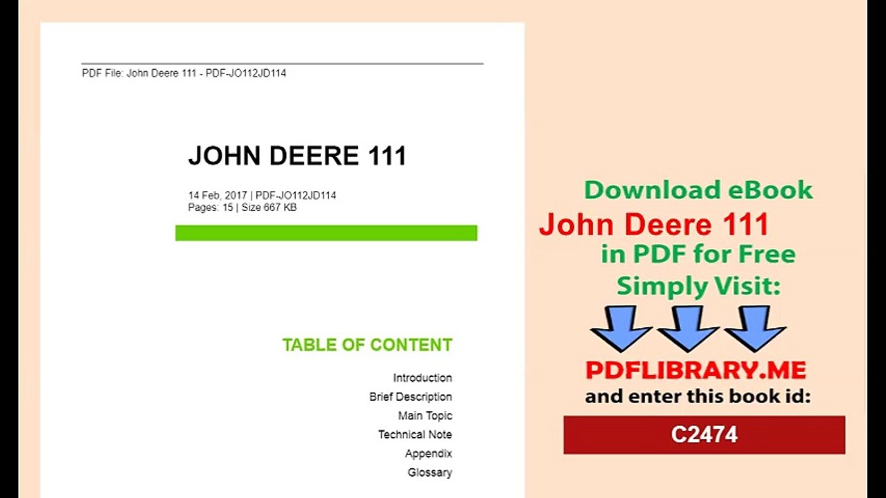 John Deere 111