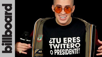 Bad Bunny's T-Shirt Message to Trump "Are You A Tweeter or Preseident"? | One Voice: Somos Live!
