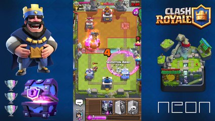 CLASH ROYALE | GRAVEYARD GAMEPLAY! | Lava Hound + Graveyard = Best Deck!