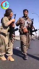 Kərkükdə PKK terrorçularının İraq ordusu ilə döyüş videosu yayımlandı