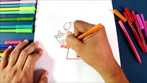 Cómo dibujar a PEPA con su osito TEDY | How to draw Peppa Pig with Teddy