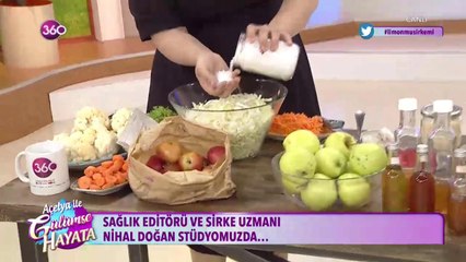 Lahana turşusu yapımı
