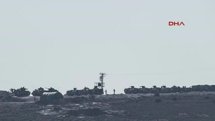 Hatay Oğulpınar'da Zırhlı Araçlar ve İş Makineleri Hazır Bekletiliyor