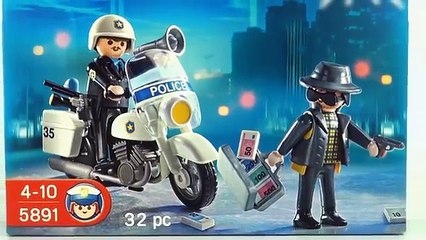 Download Video: Playmobil Police Polizei (5891) unboxing City Action Policeman and thief toy