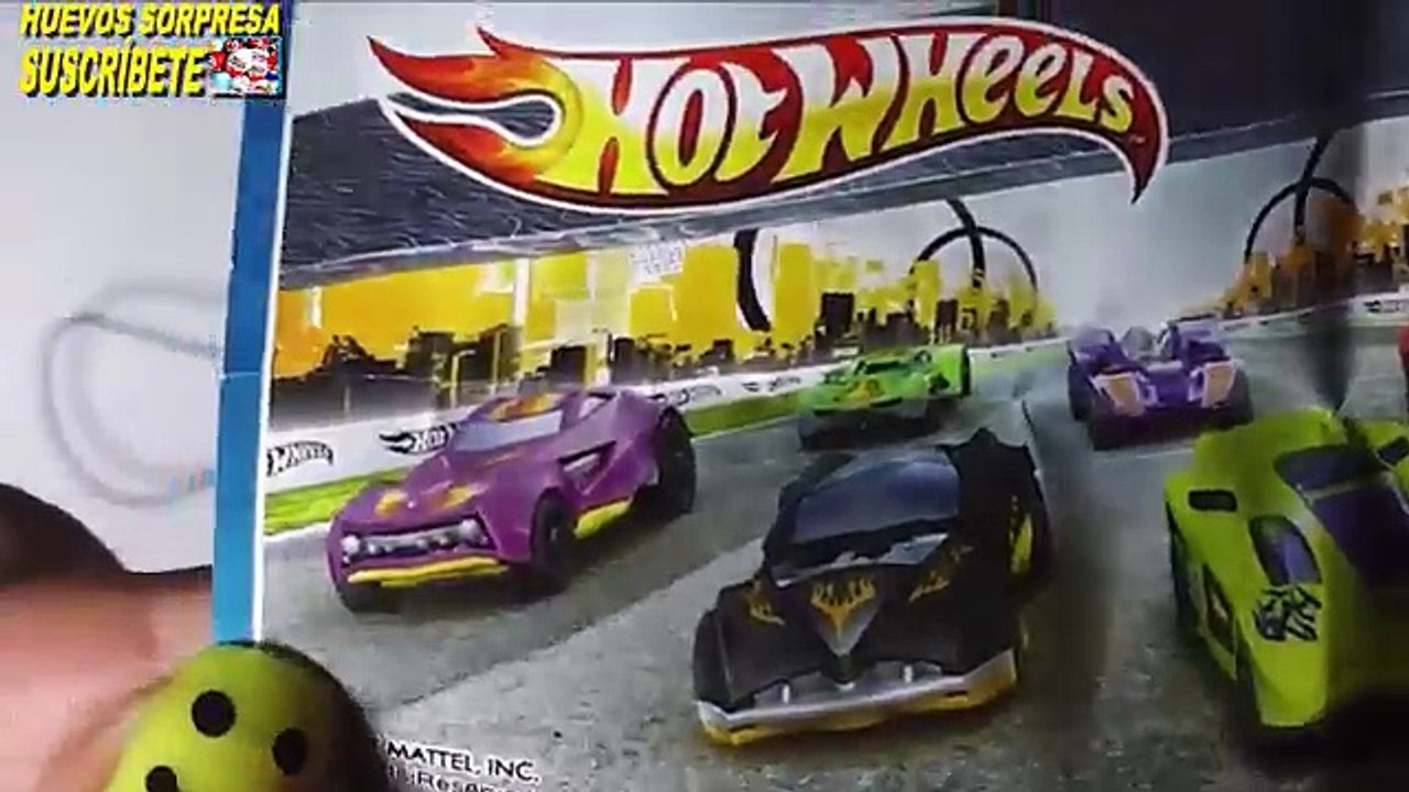 3 Huevos sorpresa, Angry birds, StarWars y kinder, con coche de Hotwheels, de chocolate