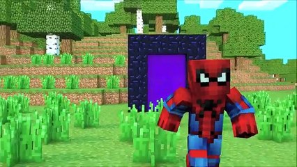 REALISTIC MINECRAFT - SPIDERMAN BECOMES BLACK