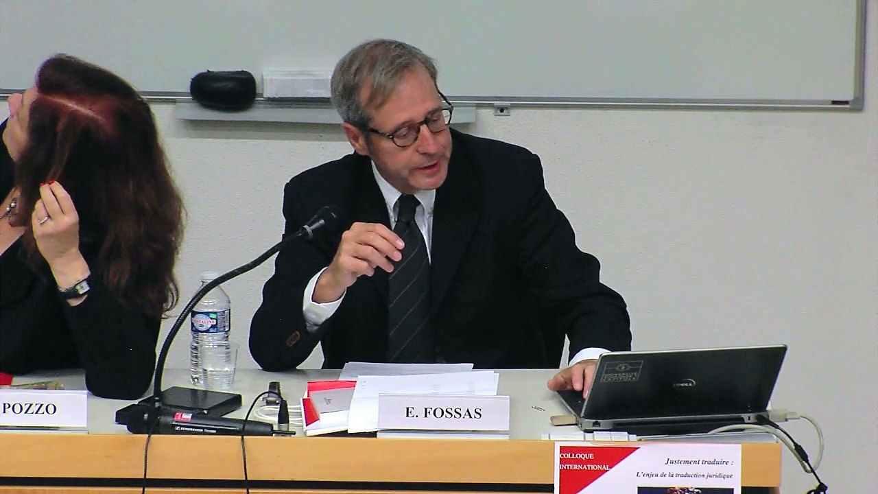 CTHDIP-IRDEIC-IFR_Justement traduire_10_"Co-officialité, bilinguisme et traduction", Enric Fossas, Université autonome de Barcelone