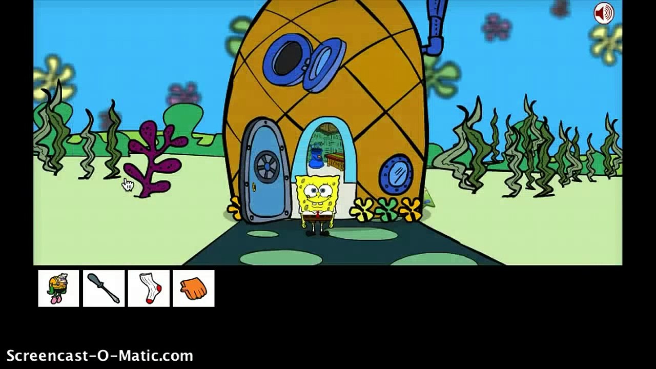 Spongebob Saw Game Walkthrough