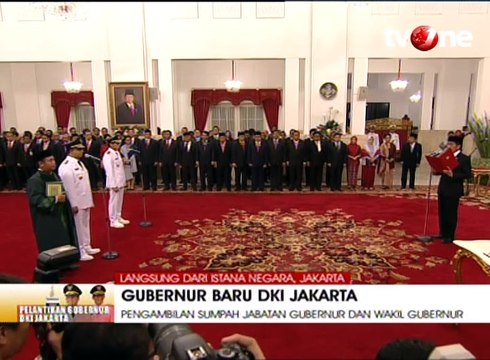 Pelantikan Gubernur dan Wakil Gubernur DKI Jakarta