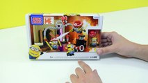 Minions em Português - Minion Bombeiro - Brinquedo Mega Bloks - Turma kids