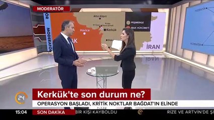 Kerkük'te operasyon başladı, kritik noktalar Bağdat'ın elinde