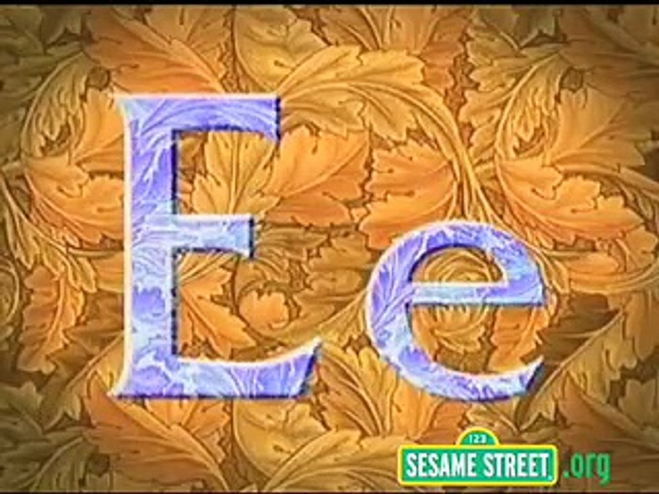 Sesame Street Letter E