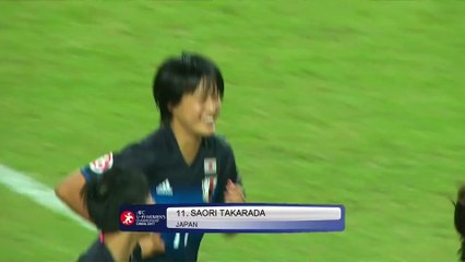 4-0 Saori Takarada Goal AFC  Women U19 Championship  Group B - 16.10.2017 Japan (W) U19 4-0...