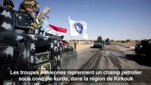 Bagdad reprend aux Kurdes un champ de pétrole