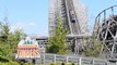 Shivering Timbers Wooden Roller Coaster POV Michigans Adventure