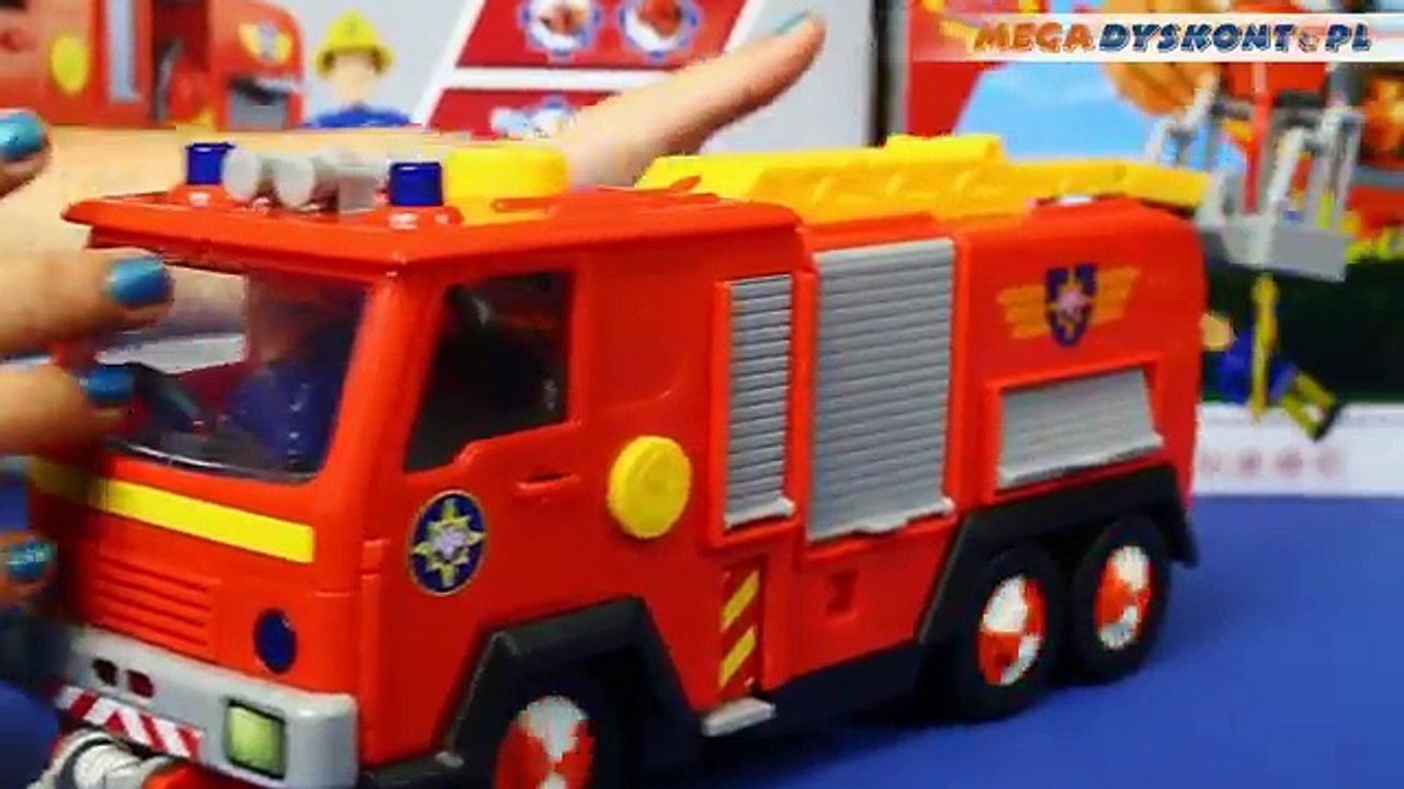 Jupiter with Figur / Wóz Strażacki Jupiter - Fireman Sam / Strażak Sam - Simba - 109251063