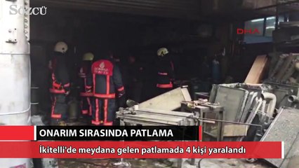 İkitelli Sanayi Sitesi’nden patlama