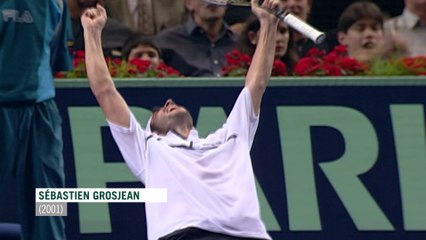 Rolex Paris Masters - 2001 : Sébastien Grosjean au sommet