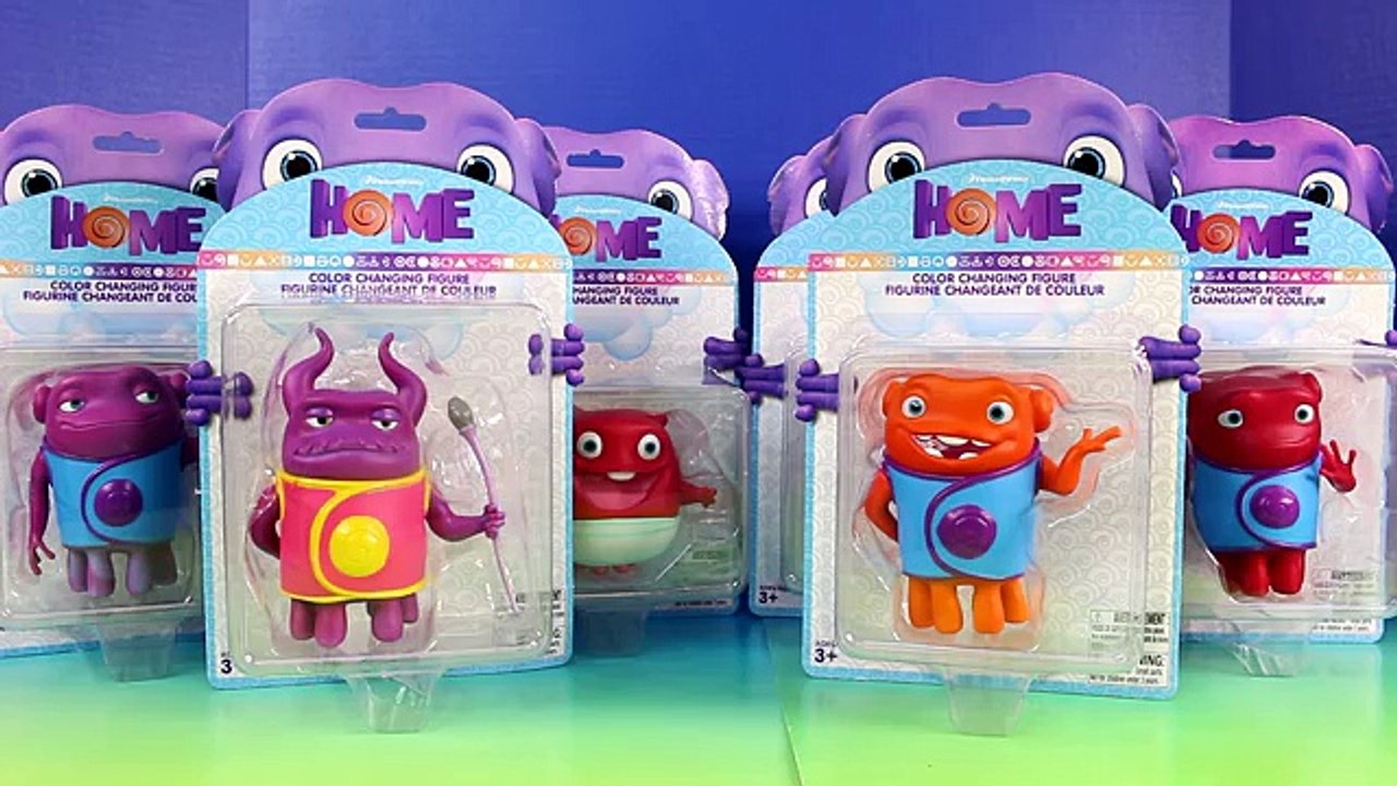 DreamWorks Home OH Captain Smek & Baby Boov Color Change Changing Toy Collection