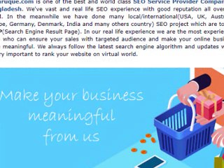 seo service provider company in Bangladesh