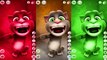 Learn Colors with My Talking Tom and Pocoyo Colours for Kids animation education cartoon compilation