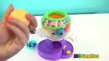 Best Learning Video for Children LEARN COLORS & HOW TO COUNT Gumball Machine Toys ABC Surprises