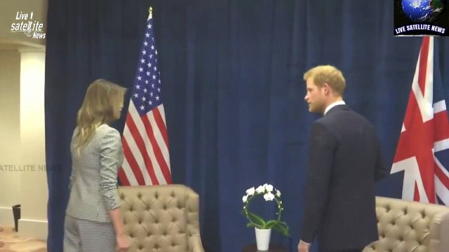 Θα σοκάρει!Σατανιστική χειρονομία του πρίγκηπα Χάρυ στη συναντησή του με τη Μελάνια Τραμπ;