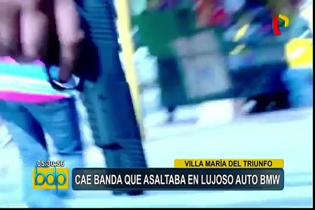 Villa María del Triunfo: capturan a delincuentes que asaltaban en lujoso auto