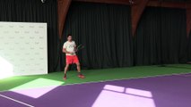 Notre journaliste a tapé la balle avec David Goffin
