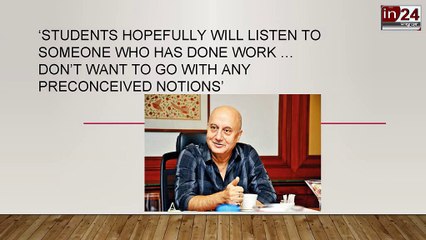 Students hopefully will listen to someone who has done work