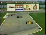 Gran Premio del Brasile 1987: Ritiro di T. Fabi e sua intervista, sorpasso di Prost a Mansell e pit stop di Mansell
