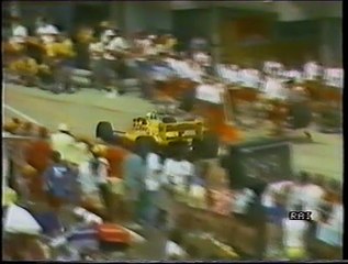 Gran Premio del Brasile 1987: Pit stop di Alboreto, A. Senna e Johansson