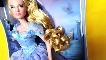 $10 Cinderella Doll VS. $1,000 Cinderella Doll - DISNEY PRINCESS DOLLS TOYS REVIEW!