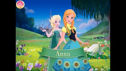 Disney Royal Celebrations Princess Anna - iPad app demo for kids - Ellie