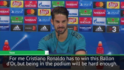 Ronaldo has to win Ballon d'Or - Isco