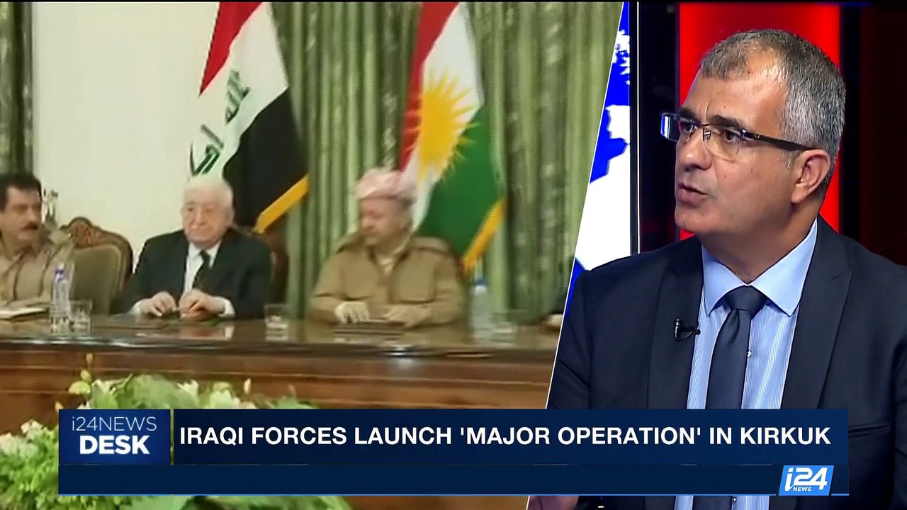 i24NEWS DESK | Kurds battle Iraqi forces in Kirkuk | Monday, October 16th 2017