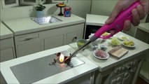 Mini food -  ASMR- Ham & Corn Fried Rice (Miniature Cooking) (DIY) (Mini food)   햄과 옥수수 볶음밥 ハムとト