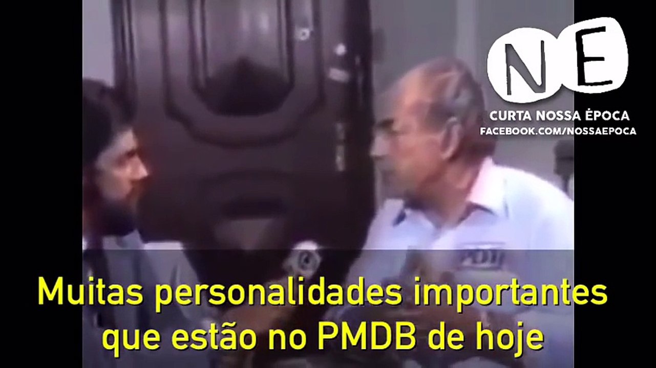 Brizola falando sobre o governo Temer