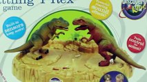 BATTLING T-REX Dinosaur Fighting Game Video | Dinosaur Toy Game Tyrannosaurus Rex Toypals.tv