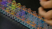 Как сделать браслет из резинок. Часть 4. Стиль звездочкa. Rainbow loom Starburst instruction video