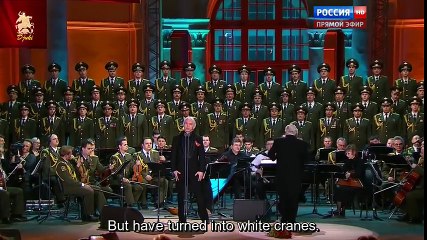 MARVELLOUS  Listen to the most popular Russian song for the last 45 years - Сranes (Журавли́)