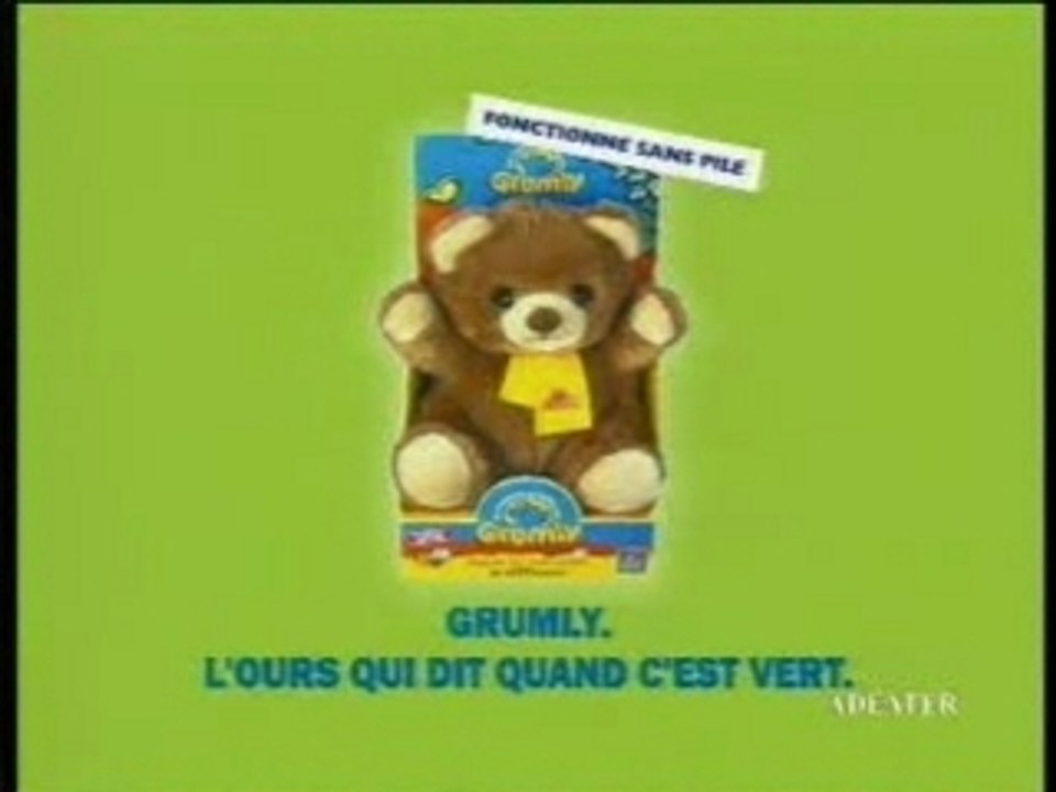 Grumly L'ours qui dit quand c'est vert