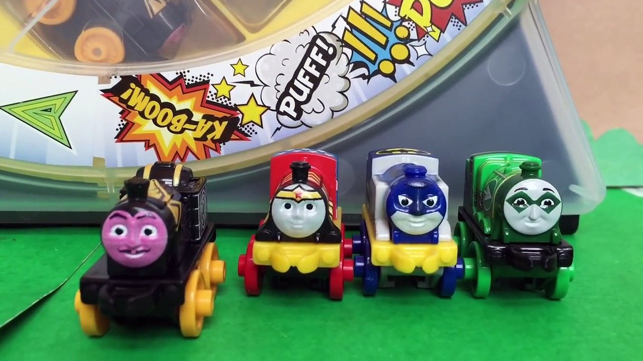Thomas & Friends Minis DC Super Friends Playwheel and blister packs!