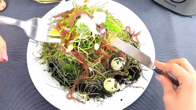 Eating DOG FOOD!!! Kluna Tik Dinner #40 | ASMR eating sounds no talk