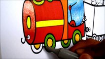 Peppa Pig Coloring Book Pages Grandpas Train Kids Fun Art Learning Disney Brilliant Color