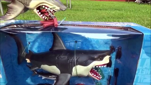 Sharks Unboxing Shark Toy Animal Planet Mega Great White & Orca Killer Whale