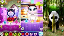 My Talking Tom Vs My Talking Angela Vs Talking Panda Android iPad iOS Gameplay #1